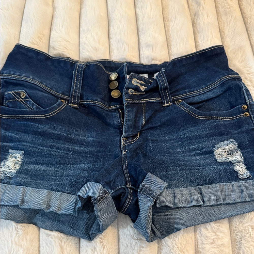 YMI Denim Blue Juniors Shorts